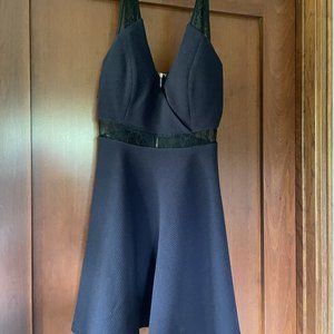 Plum Lacey Skater Dress